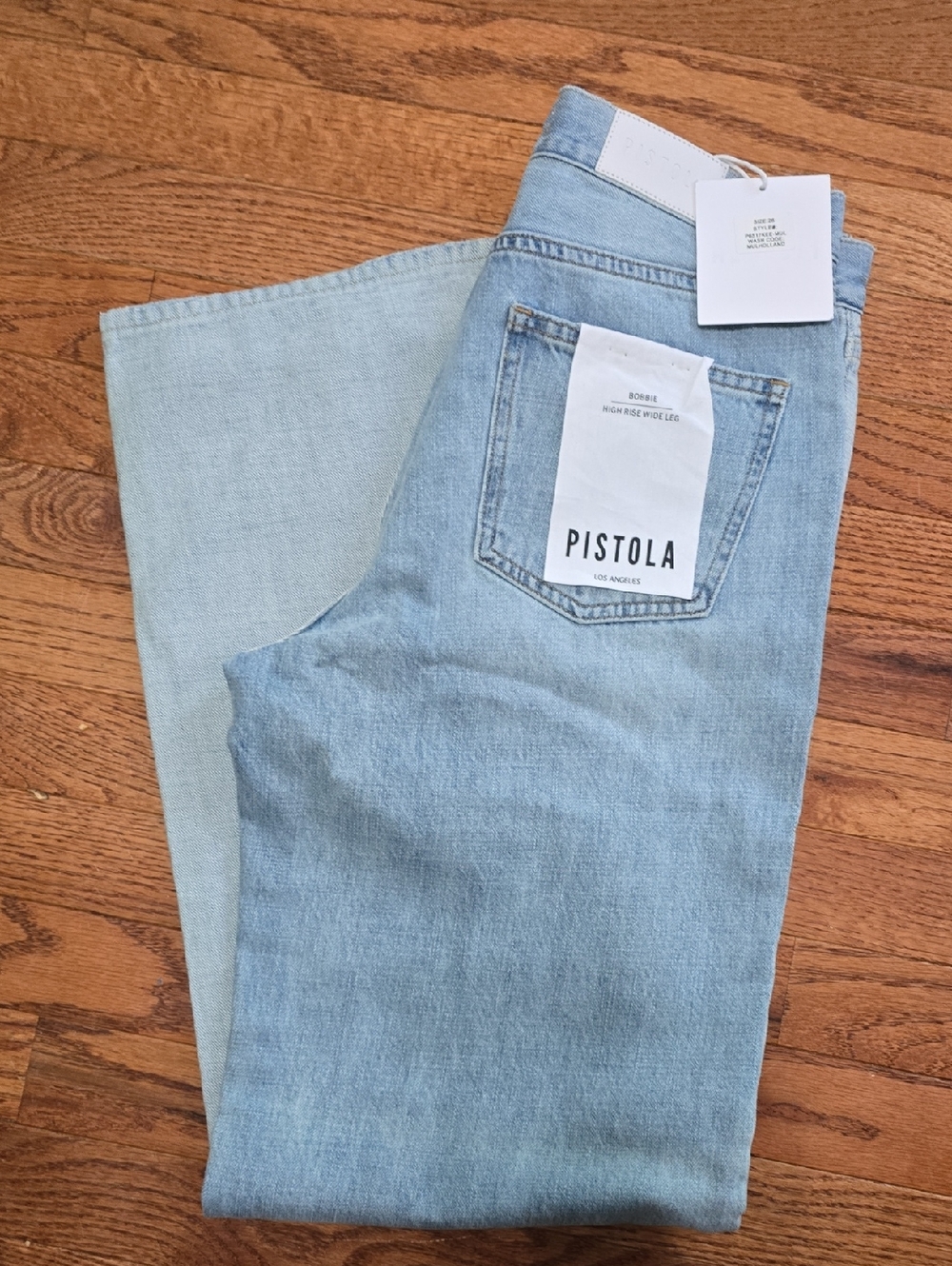Pistola Bobbie High Rise Wide Leg Jeans